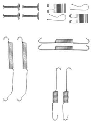 HELLA PAGID Комплектующие, тормозная колодка 8DZ 355 201-031